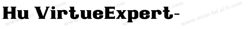 Hu VirtueExpert字体转换